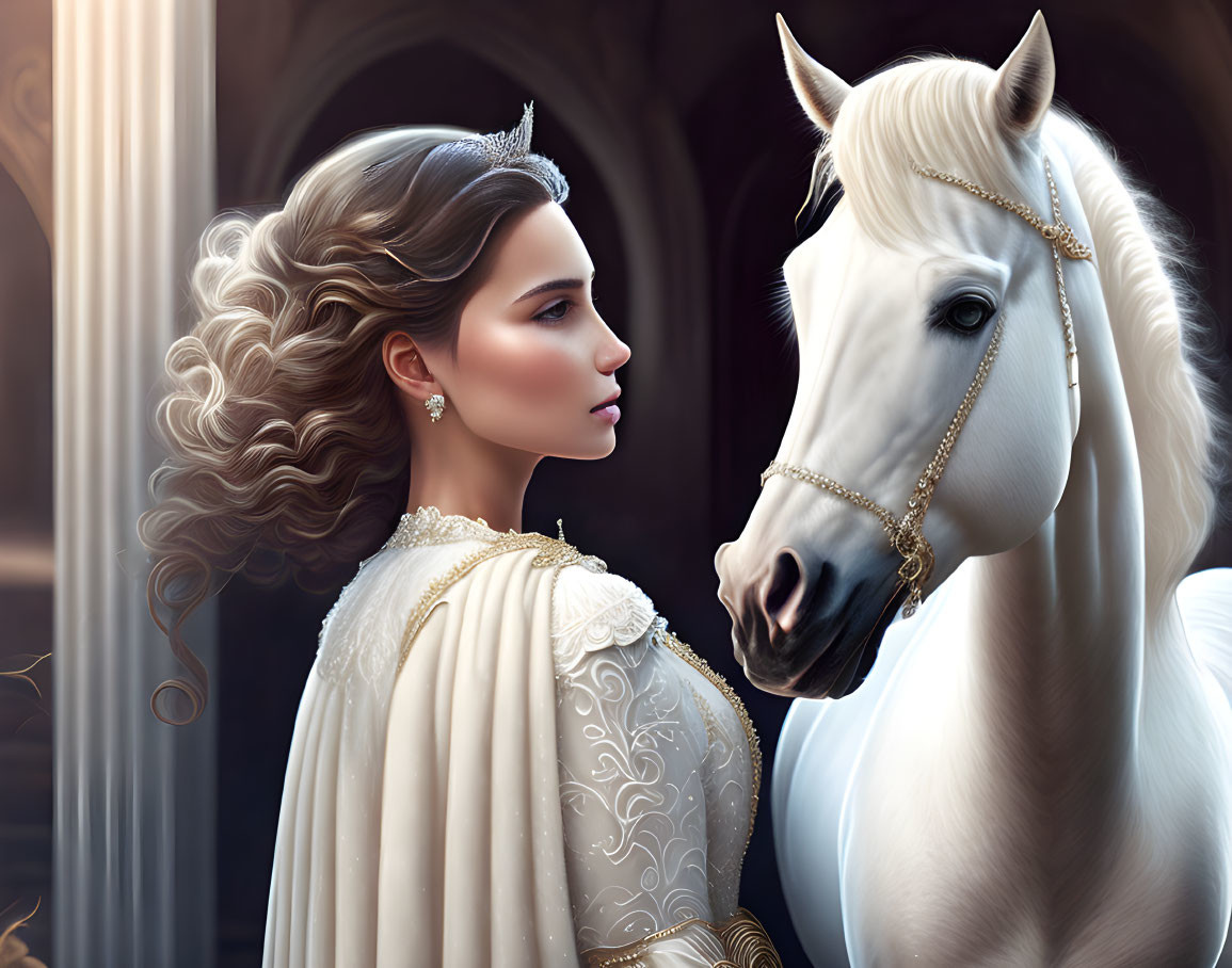 Hercegnő lovával