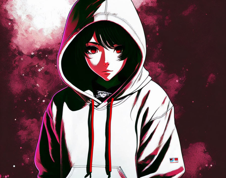I love the anime girl in hoodie