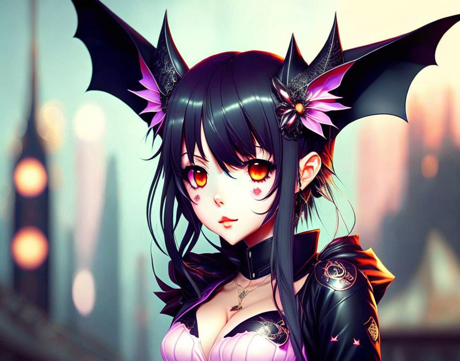 bat anime girl