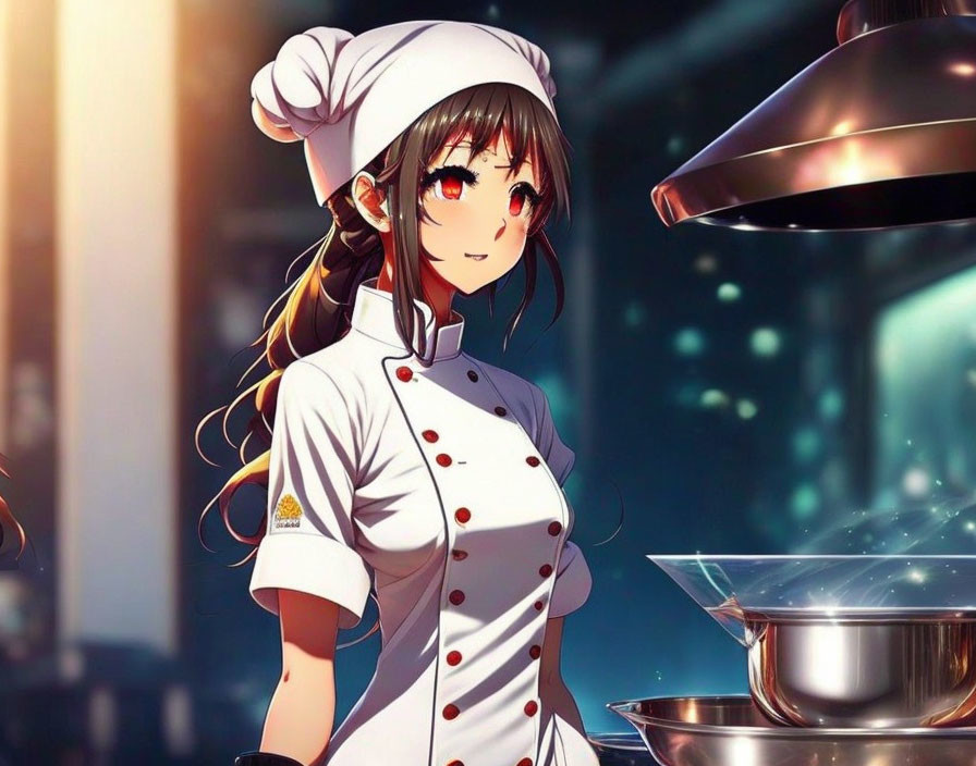 chef anime girl by gordon ramsey | Stable Diffusion