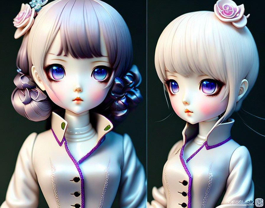 so beautiful porcelain anime dolls