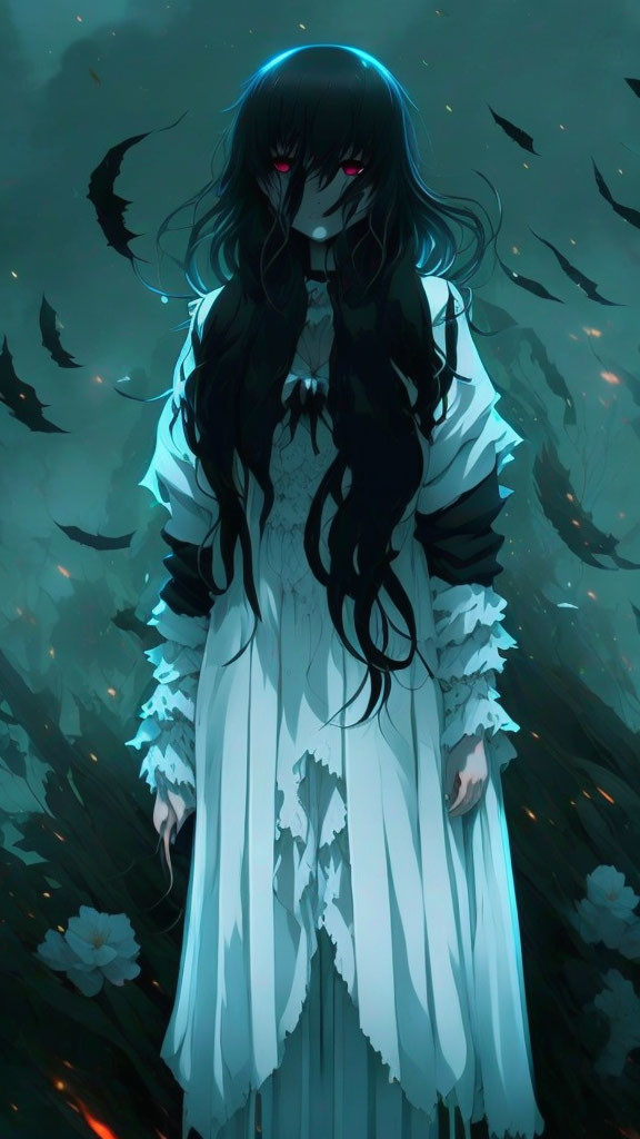 ghost anime girl
