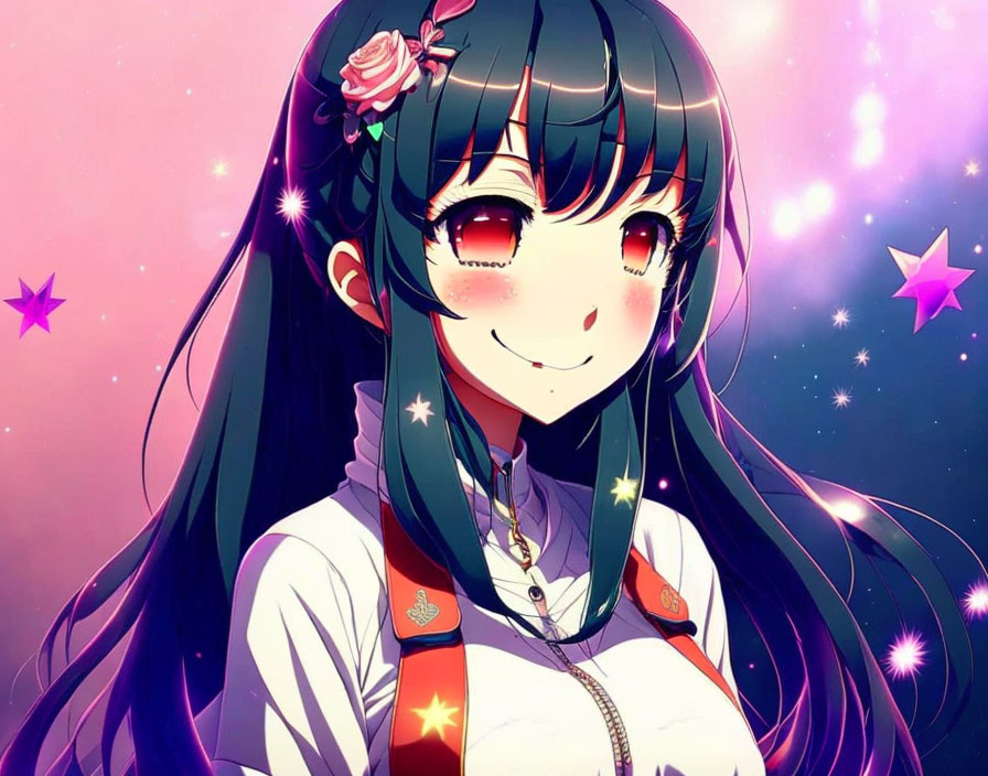 happiest anime girl