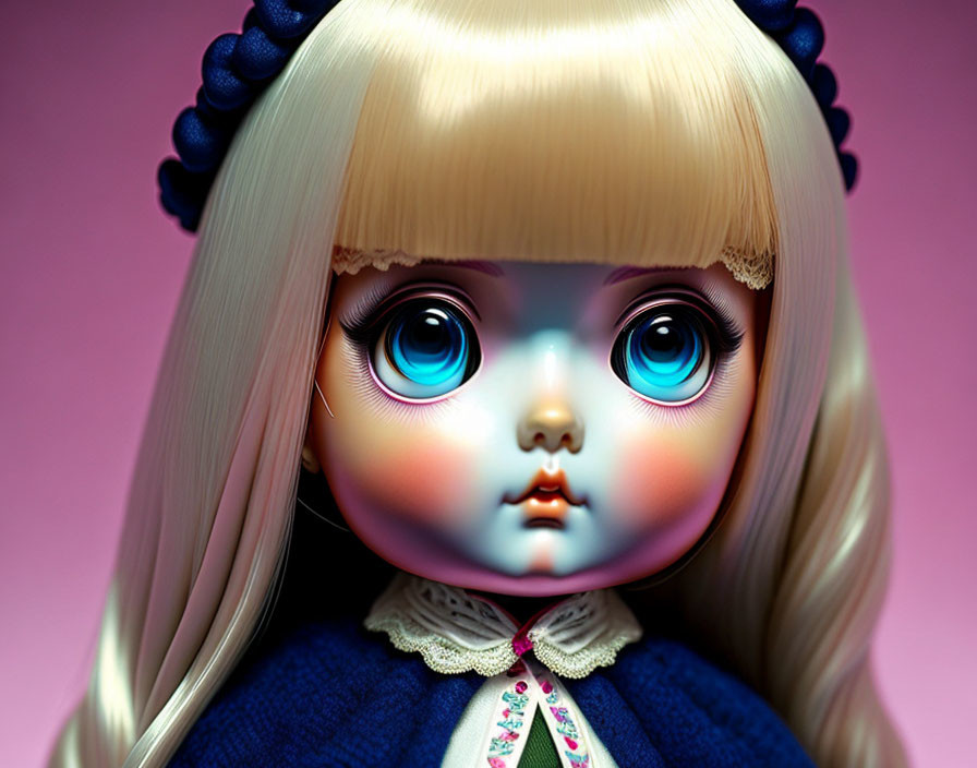 very creepy porcelaine doll