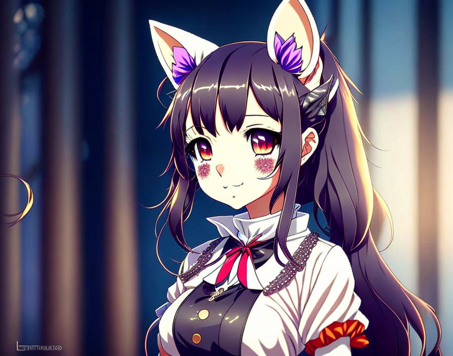 maid furry anime girl o_o