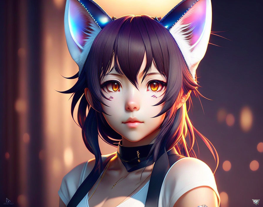  anime girl cat ears 