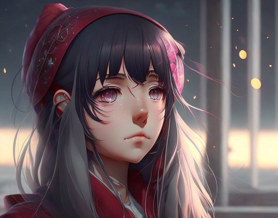 saddest anime girl 