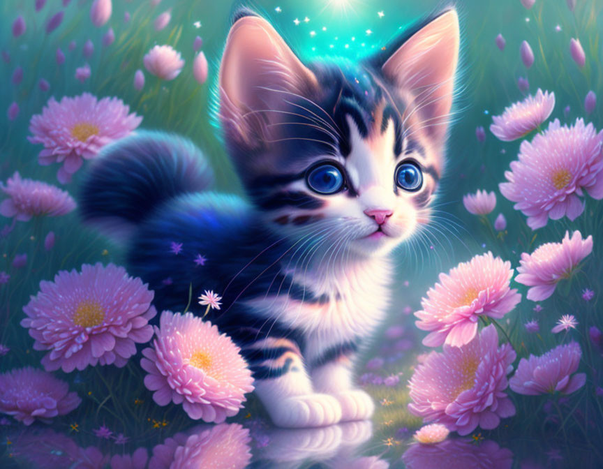 Starry kitten