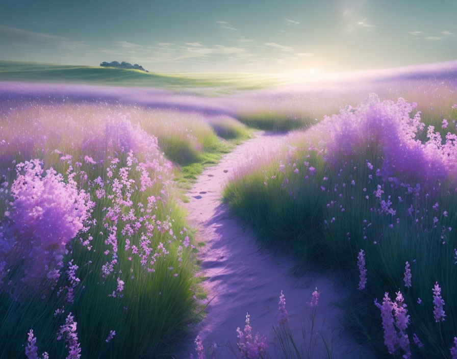 Lavender path