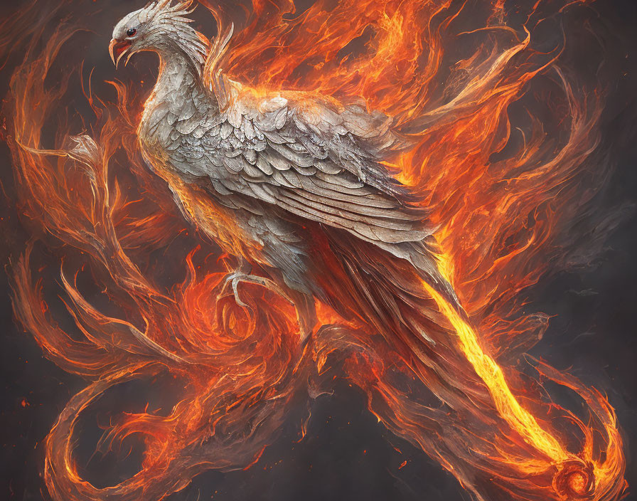 Majestic Phoenix Symbolizing Rebirth and Power