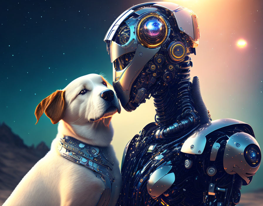 Robot and Dog