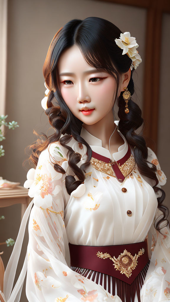 An asian girl