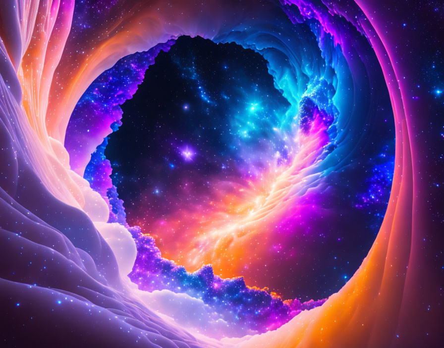 Ethereal Spiral of the cosmos
