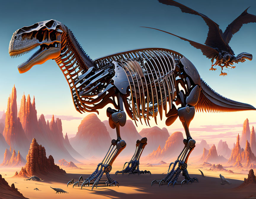  assembled Dinosaur skeleton