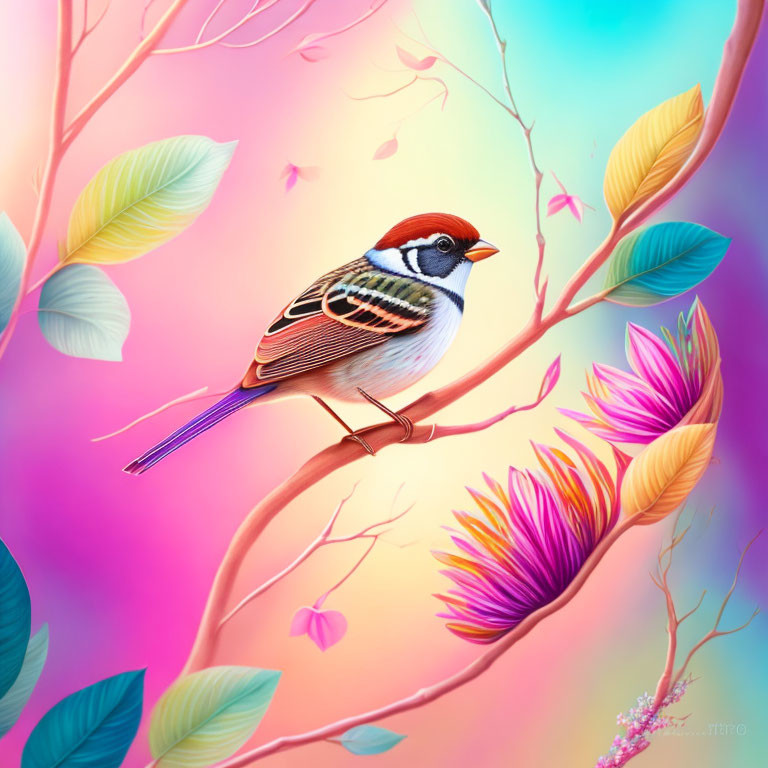 exquisite sparrow comes to life