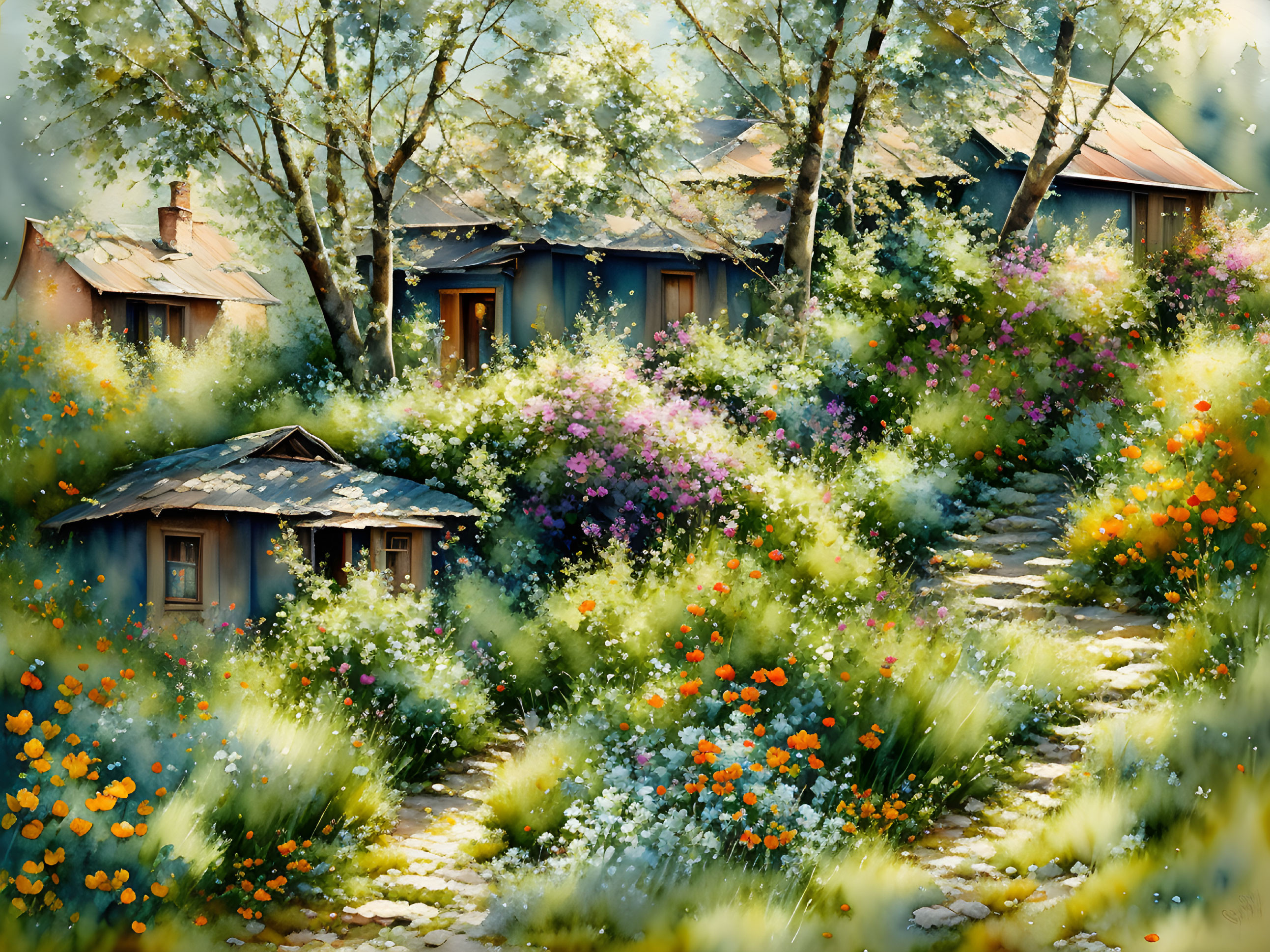 House in the Glen of Flowers