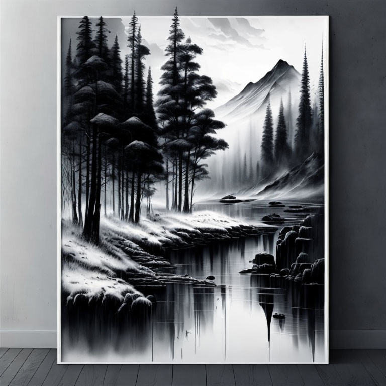 Black & White Painting