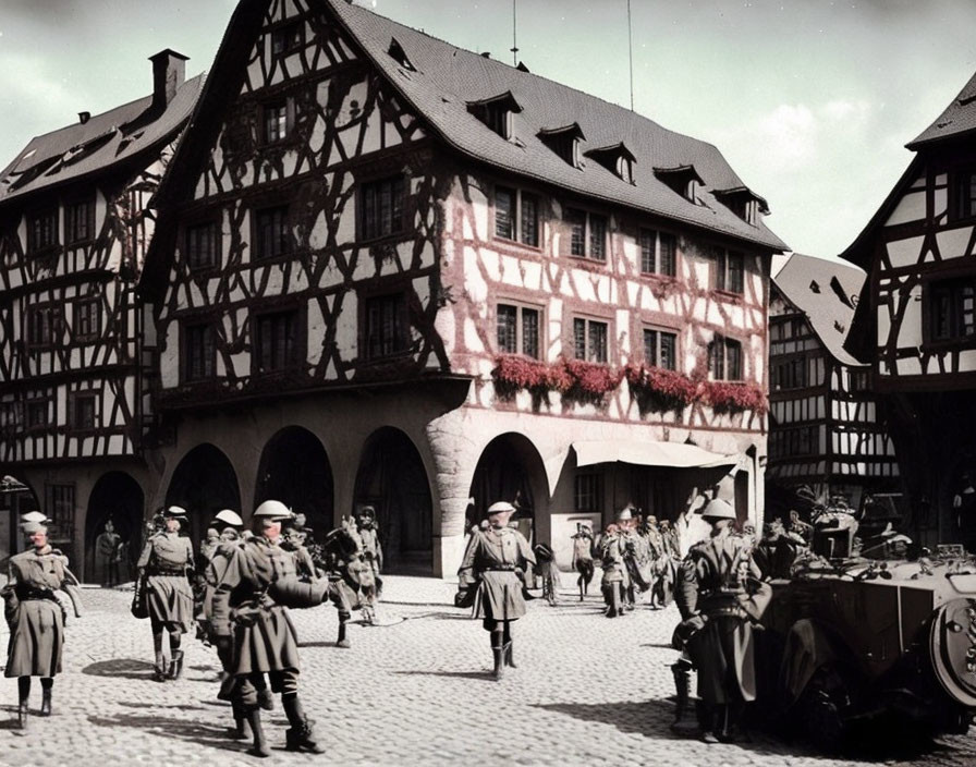 old German city WW2
