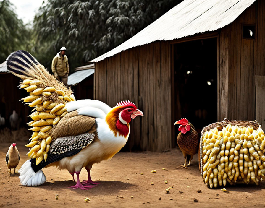 "When you carry maize, fowl become your friends." 