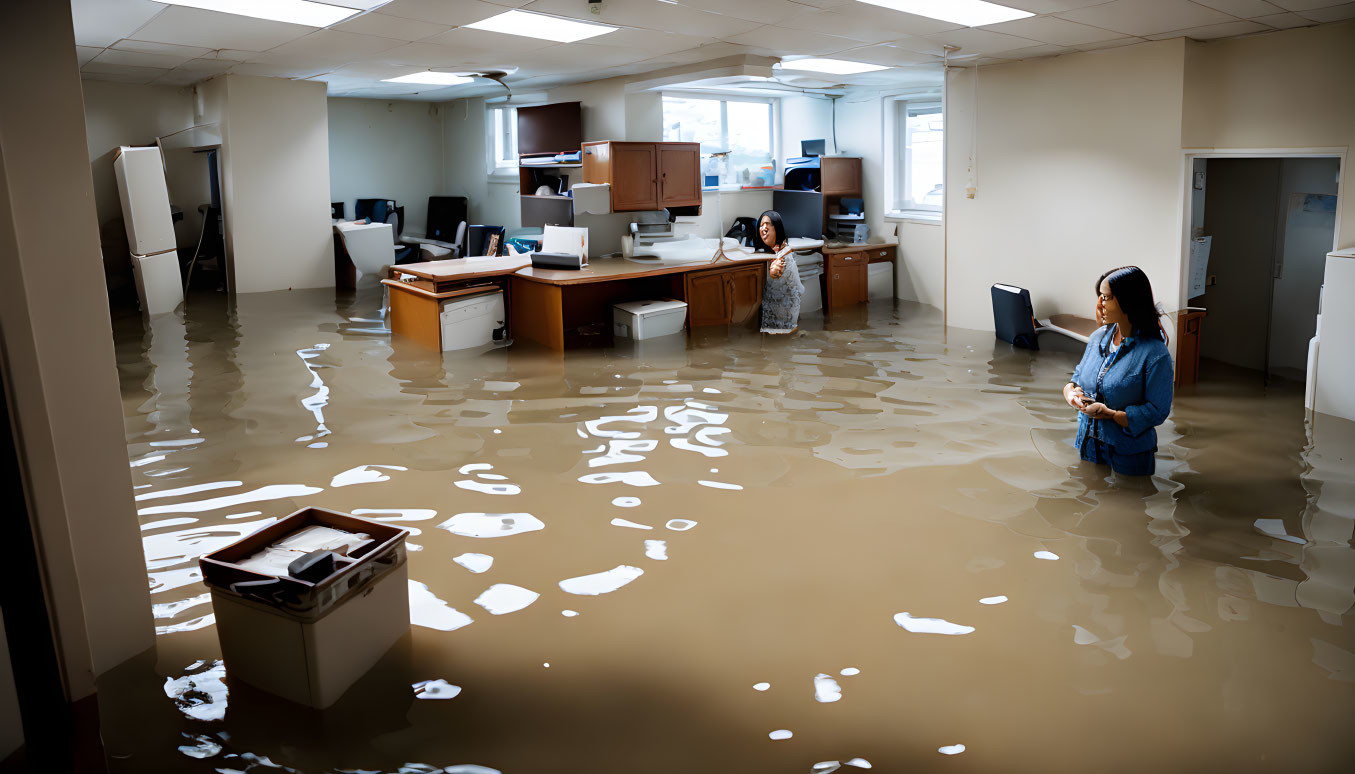 My Office Is In Flooded Shambles