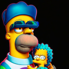 3D-rendered image of two animated characters with distinctive hairstyles