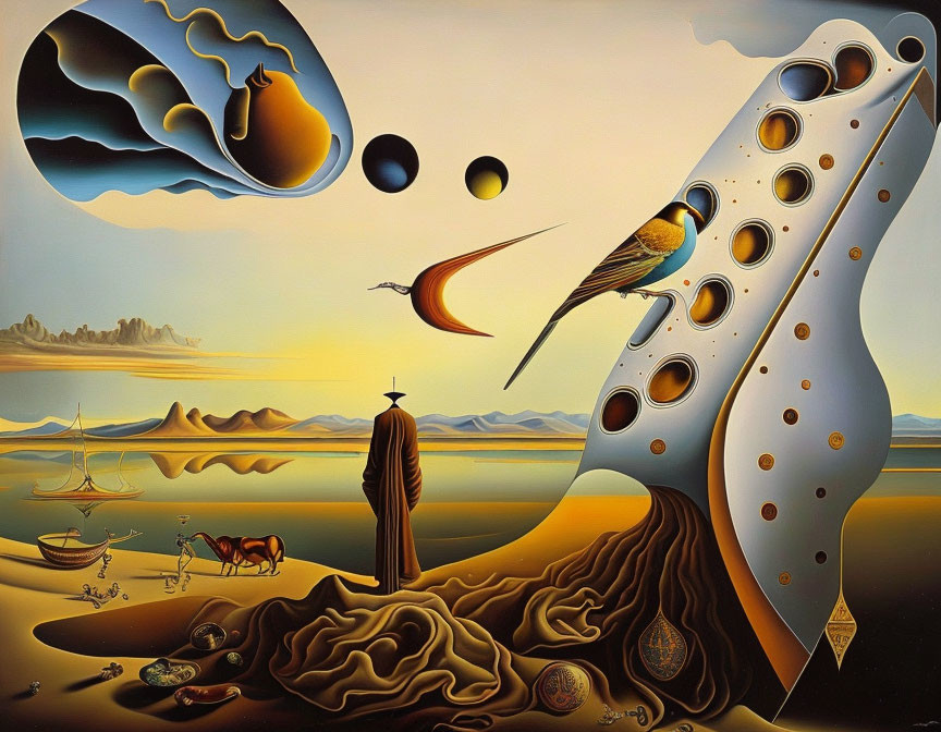 A painting by Salvador Dali 