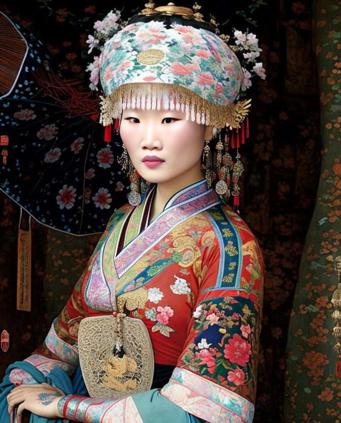 Chinese ethnic Minority Miao woman 
