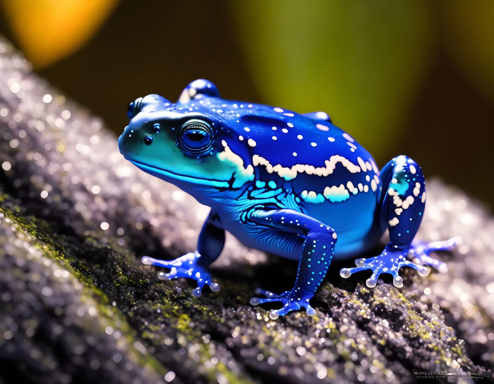 Cosmic Blue poison Dart frog