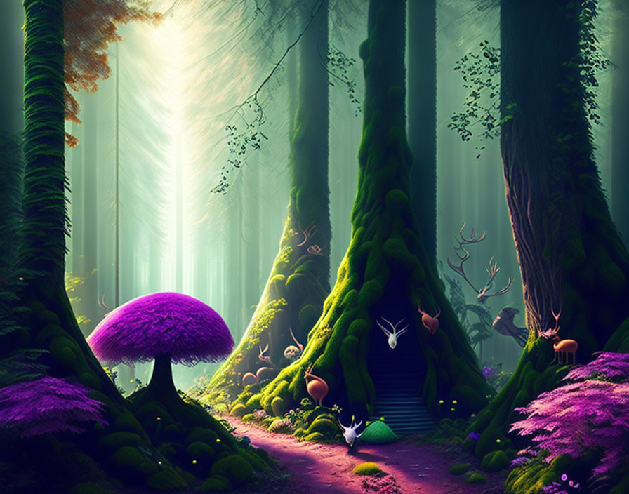 Mysterious forest 