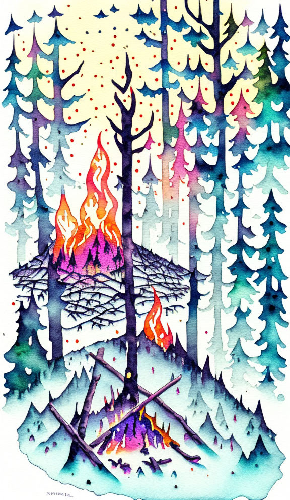 Eerie Campfire
