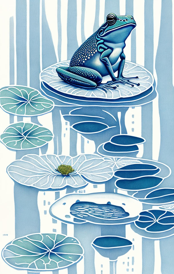 Dreaming Frog on a Lilypad