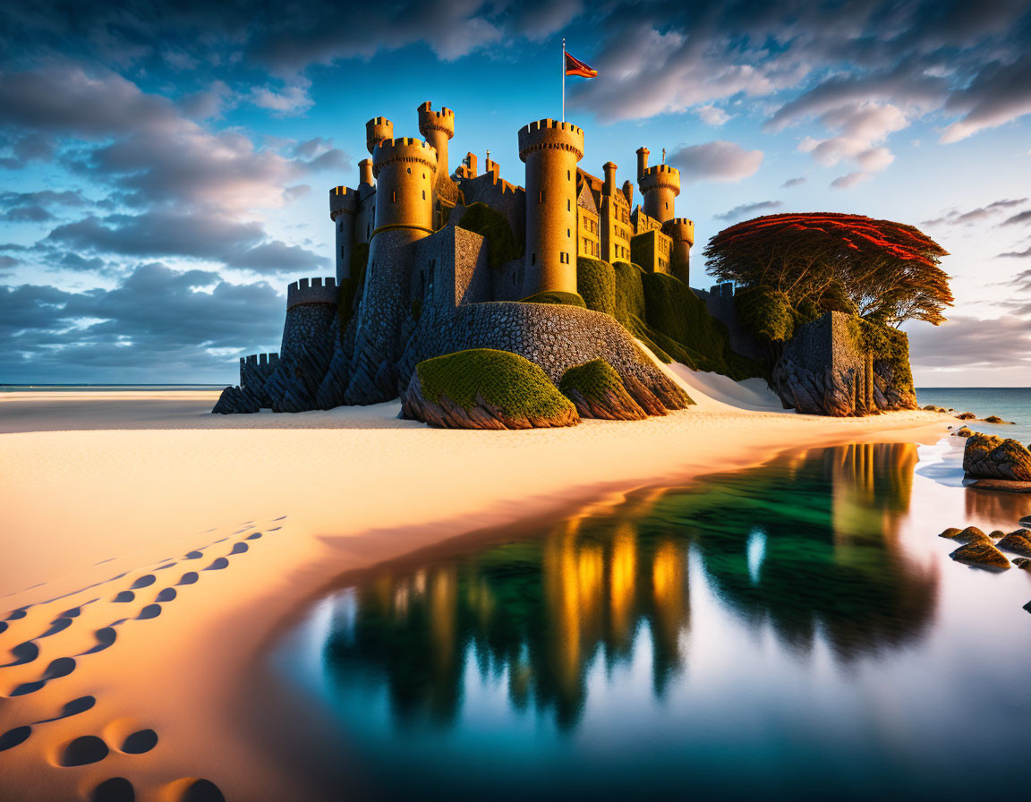 Sandbank castle