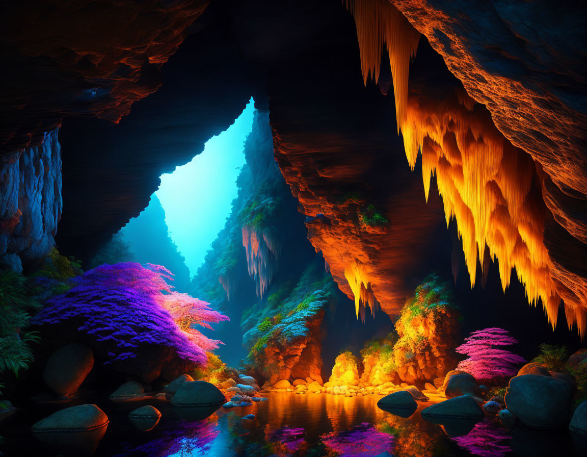 Enchanting cave