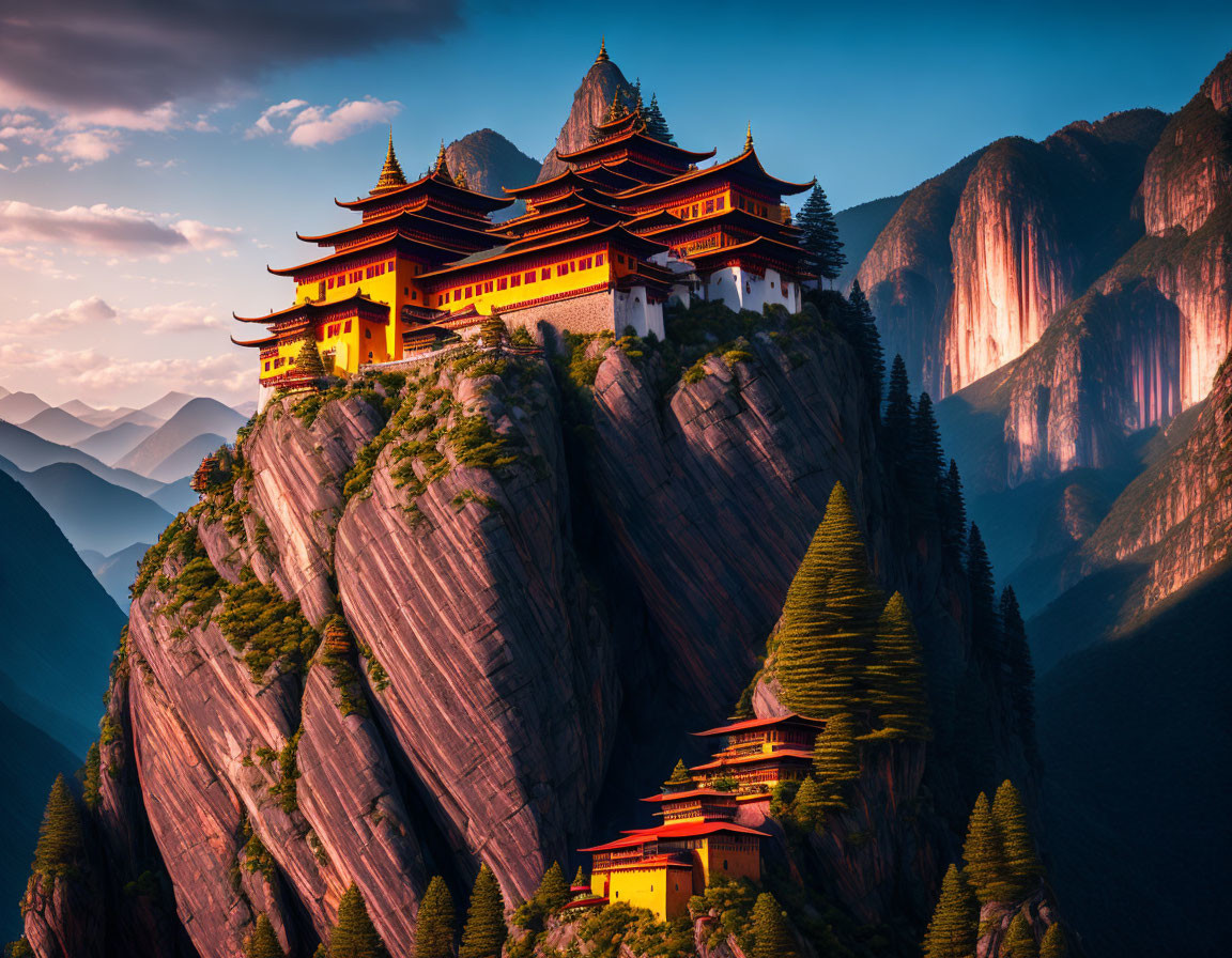 Mountain monastery
