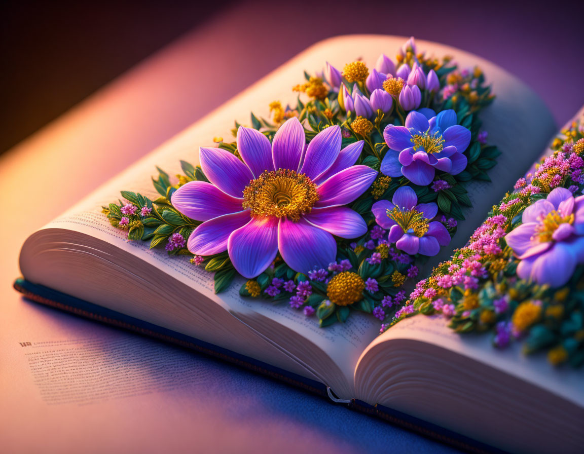 A book that blooms (Jackie inspired)