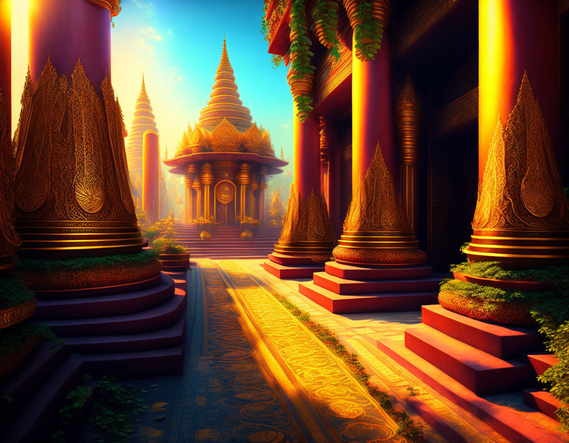Path to the temple