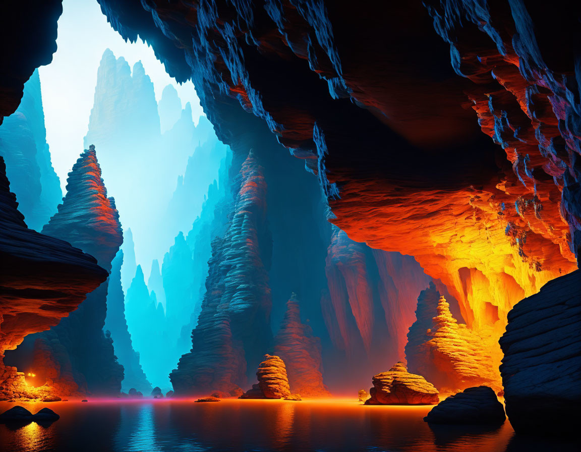 Enchanting cave