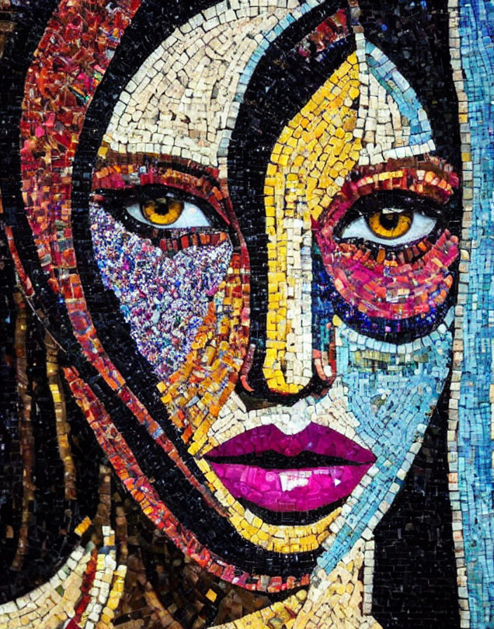 mosaic portrait