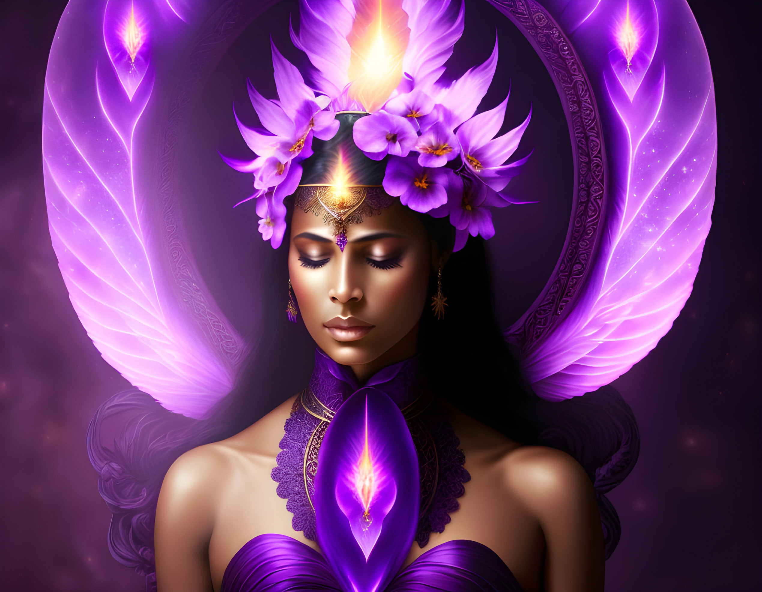 Violet flame Angel