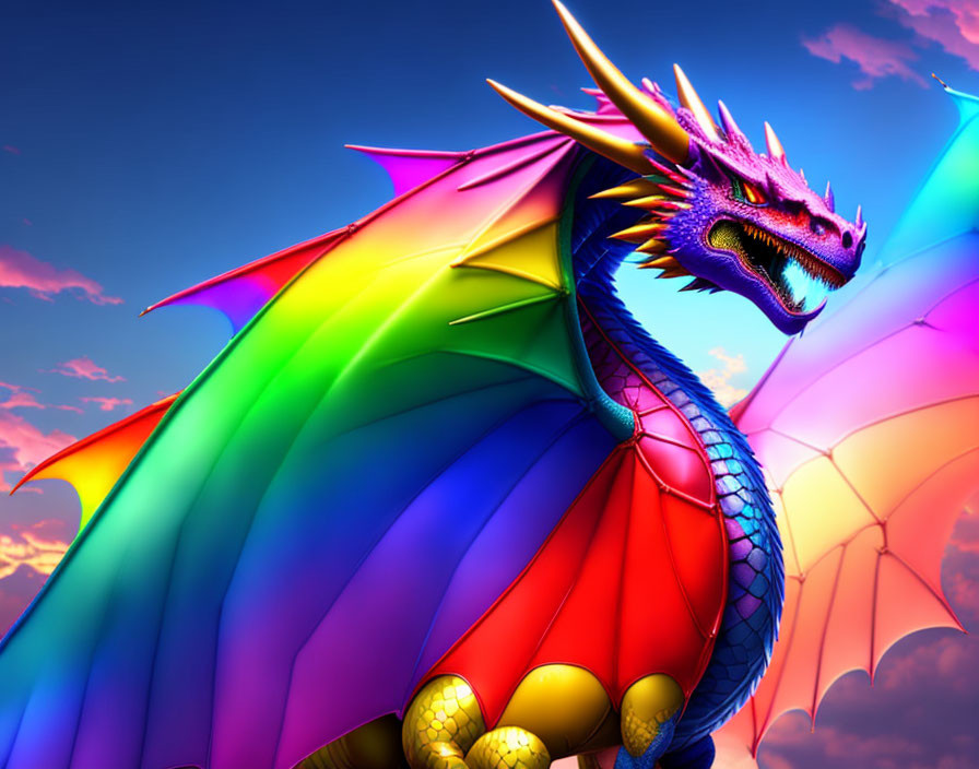 Rainbow Dragon Aura