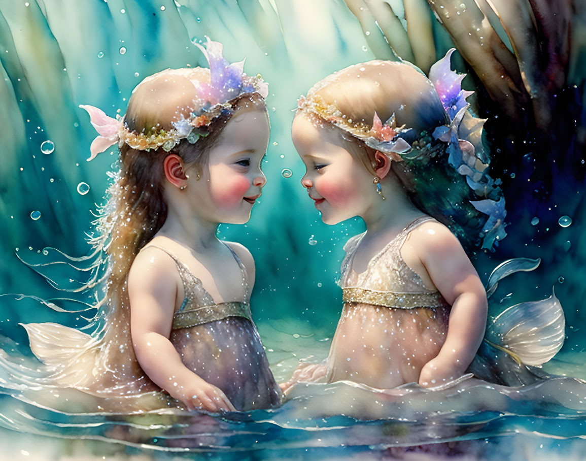 2 lovely mermaids