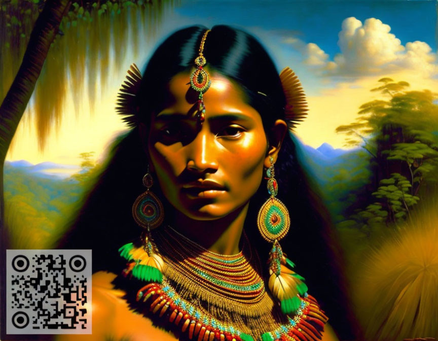 Beautiful Indigenous Woman V ©Lise_W