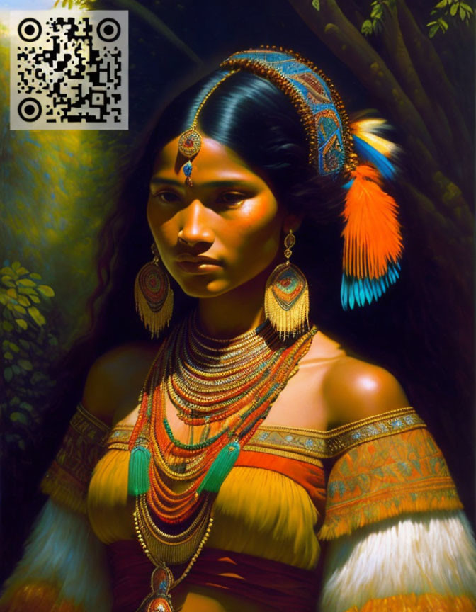 Beautiful Indigenous Woman III ©Lise_W
