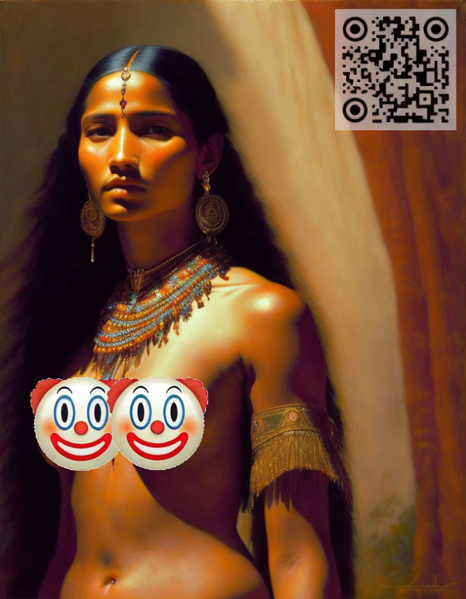 Beautiful Indigenous Woman I  (modified) ©Lise_W