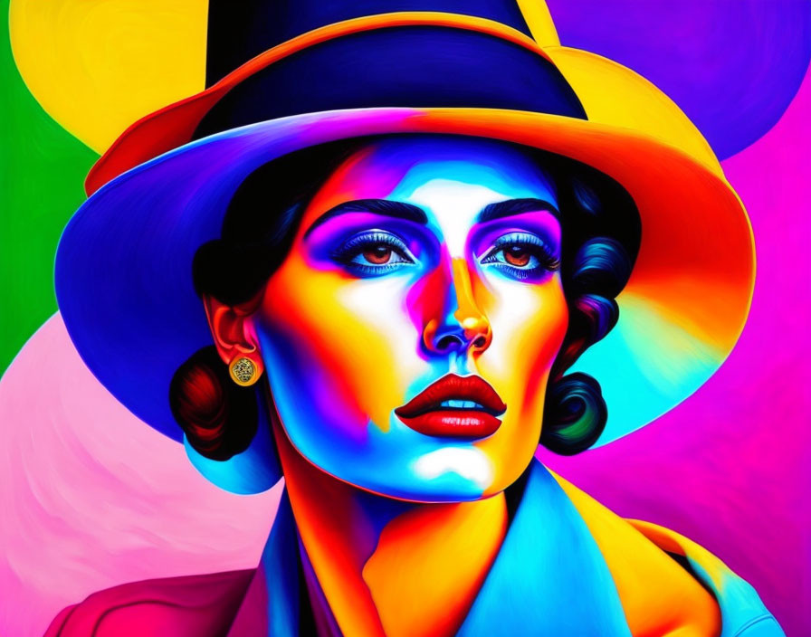 Woman in a hat 