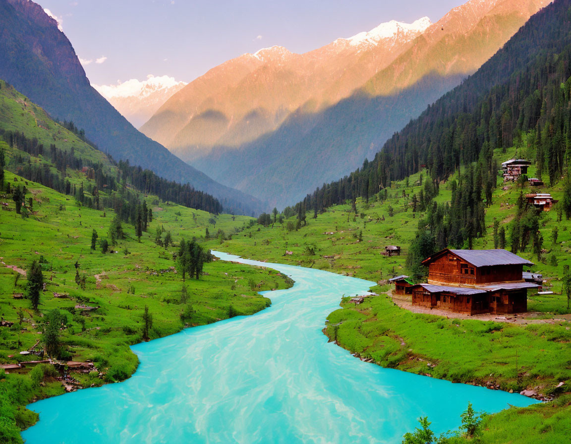 Kaghan valley in eyes of ai 