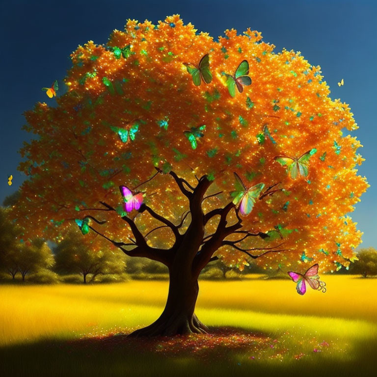 Butterflies tree