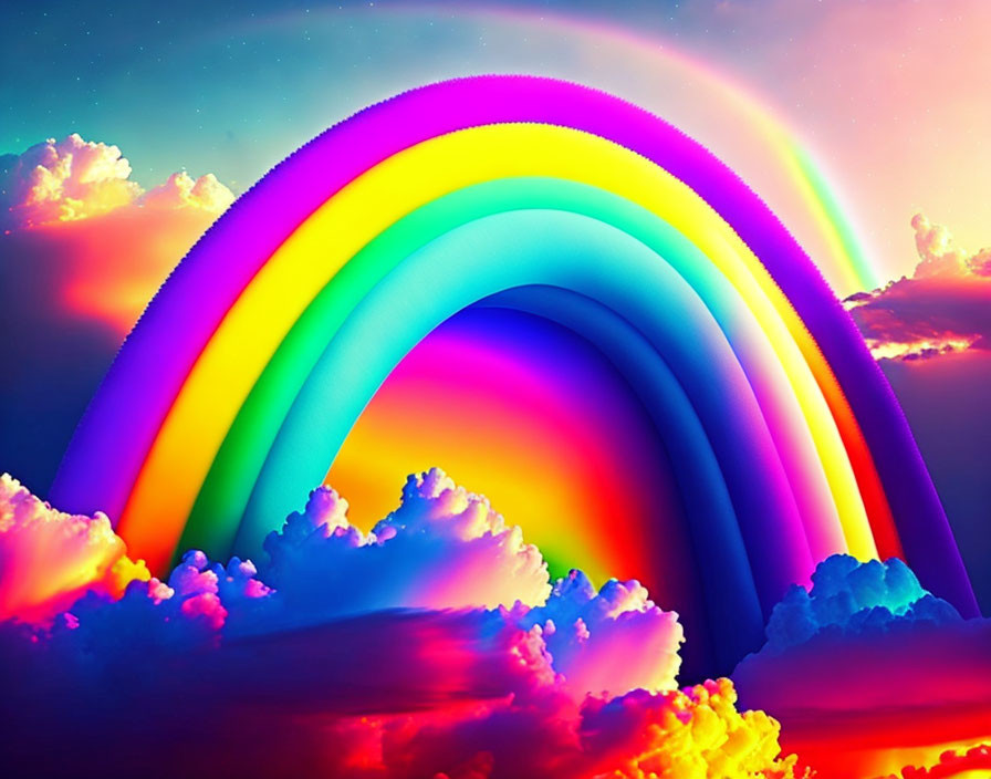 Rainbows in the sky