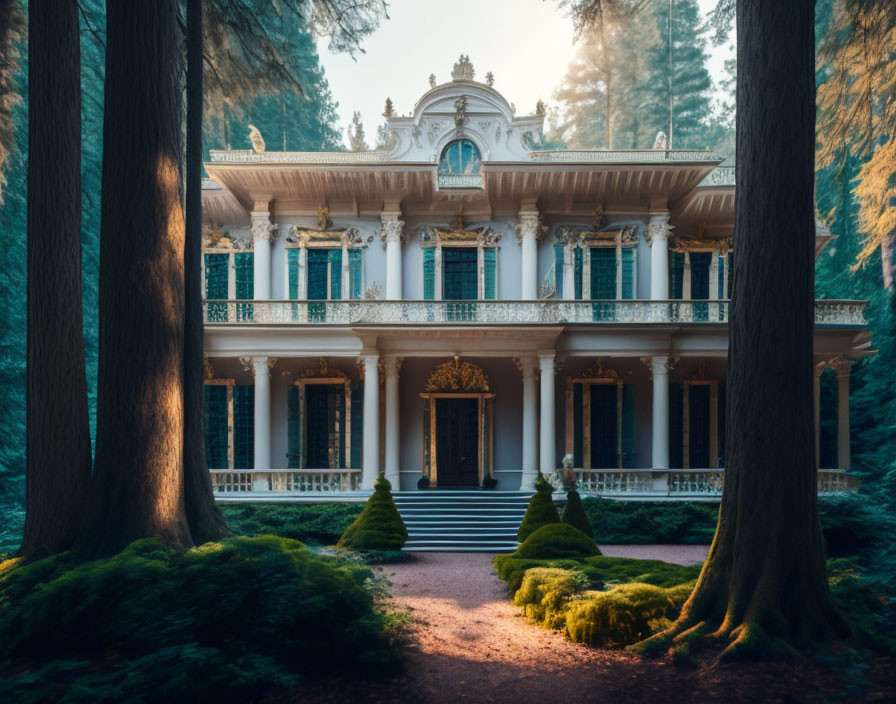 Palace in the woods