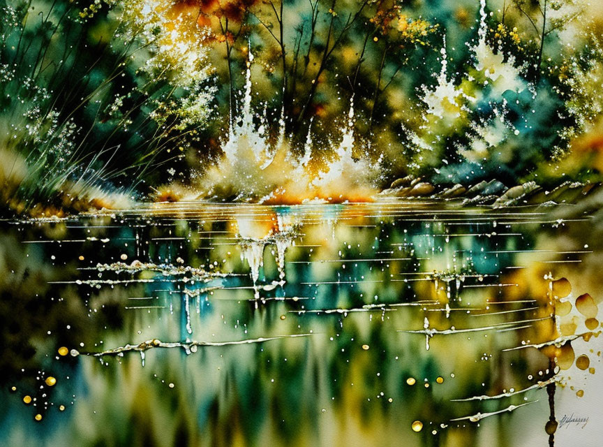 Water body in the forest